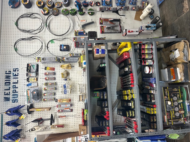 Welding supplies and equipment at Parker's Hardware