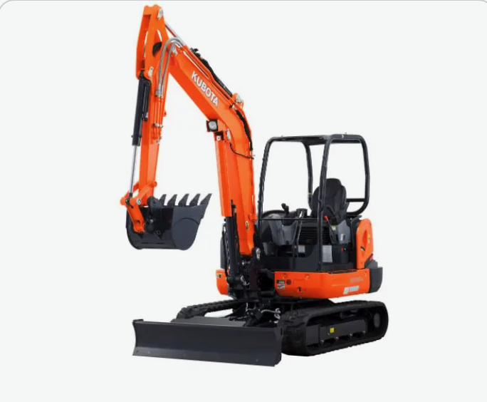 Kubota mini excavator available for rent